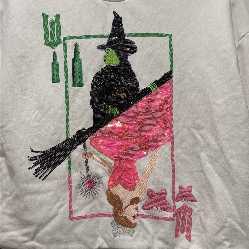 QUEEN OF SPARKLES x WICKED crewneck sweatshirt - Picture 4 of 8